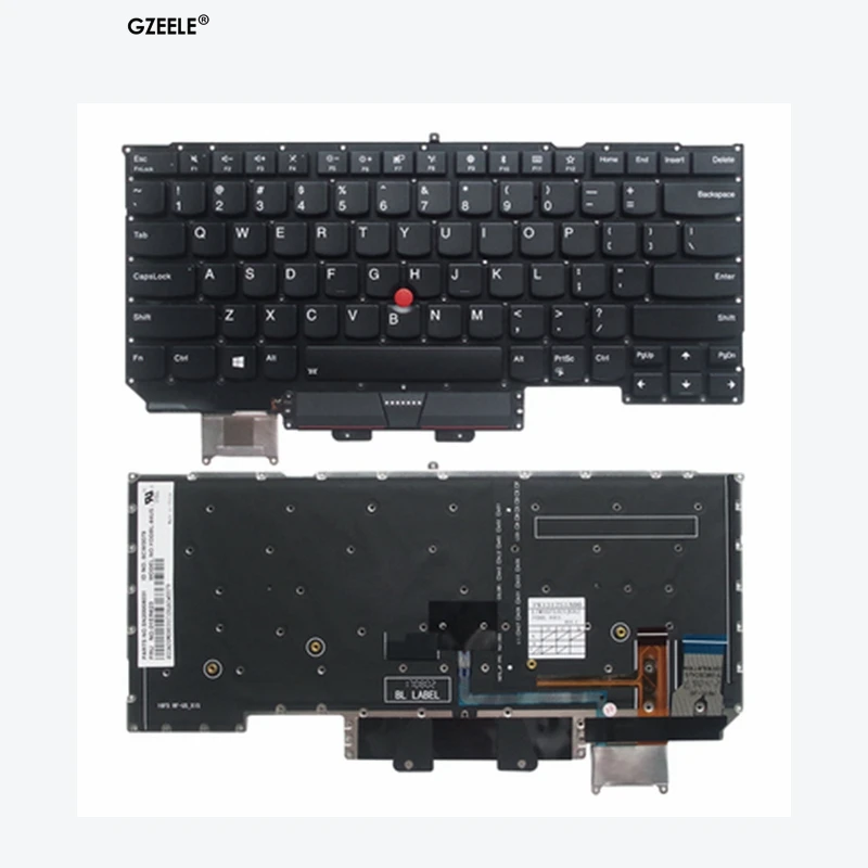 Новинка для Lenovo Thinkpad X1 Carbon 5th Gen5 2017 клавиатура с подсветкой US 01ER623 YODB|Клавиатуры