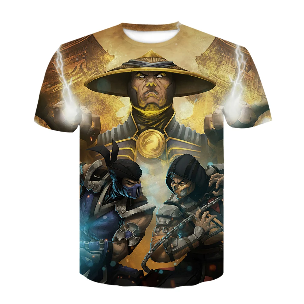 

Hot Fighting Game Mortal Kombat 3D Print T-shirts Fashion harajuku Streetwear Men/Women summer casual t shirt quality Tops Shirt