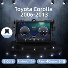 Автомагнитола 2 Din на Android, мультимедийный видеоплеер с GPS-навигацией для Toyota Corolla E140150 2006-2013
