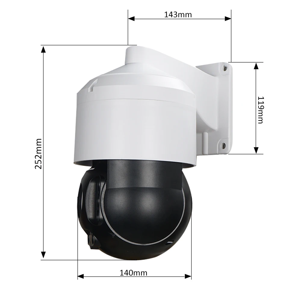CCTV 1080P беспроводная WiFi IP камера 30X Zoom " Мини скоростная купольная PTZ камера 2MP IR 100 м аудио SD слот IP66 Открытый P2P 2 способ аудио
