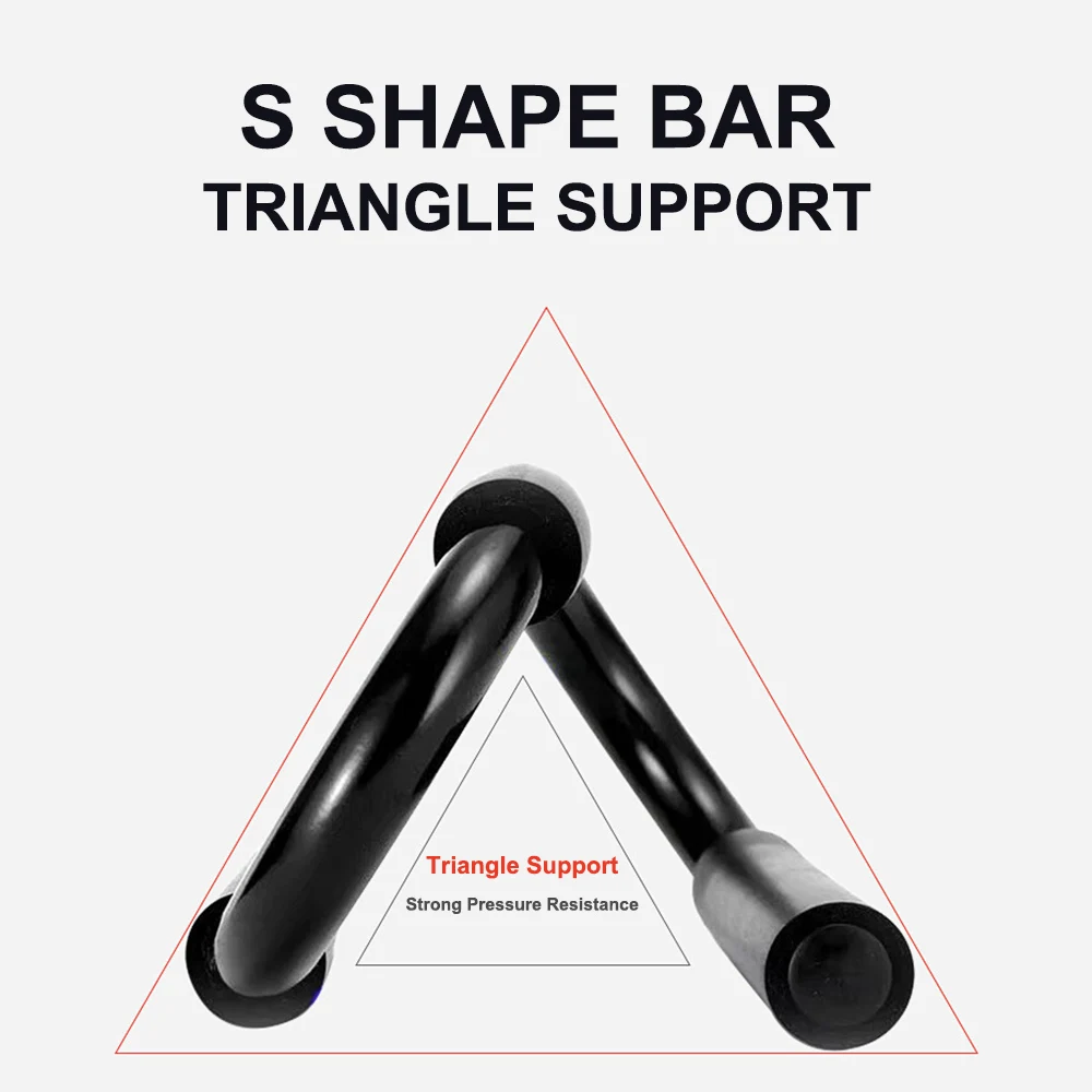 

1 Pair Push Up Bar Stand Pushup Board Exercise Training Chest Bar Sponge Hand Grip Trainer Body Building Fitness Equipments
