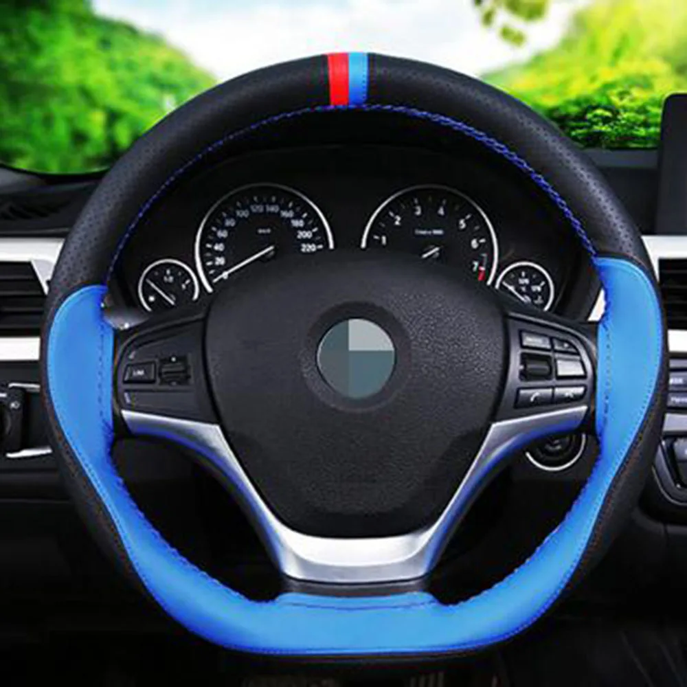 

15\" Steering wheel cover 1pc 37-38cm Accessories Car DIY Trim High quality