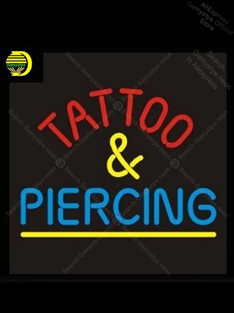

NEON SIGN For Tattoo Piercing REAL GLASS BEER BAR PUB shop display Cool Neon Signs Outdoor a Frame Sign Beer Energy Drink beer