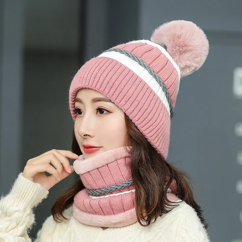 Новинка 2020 Осень зима вязаная плюшевая Толстая Теплая мужская и женская шапочка +