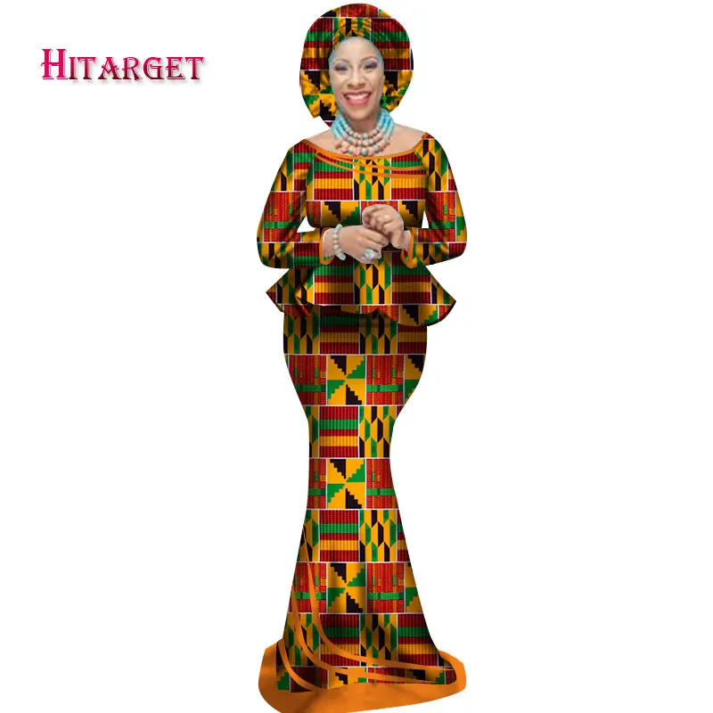 Осень 2020 африканские платья для женщин индивидуальный пошив Женская африканская