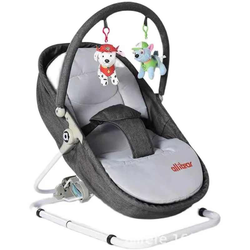 Portable Infant Bouncer & Bassinet, Baby Rocking Chair with Soothing Swing Removable Mattress