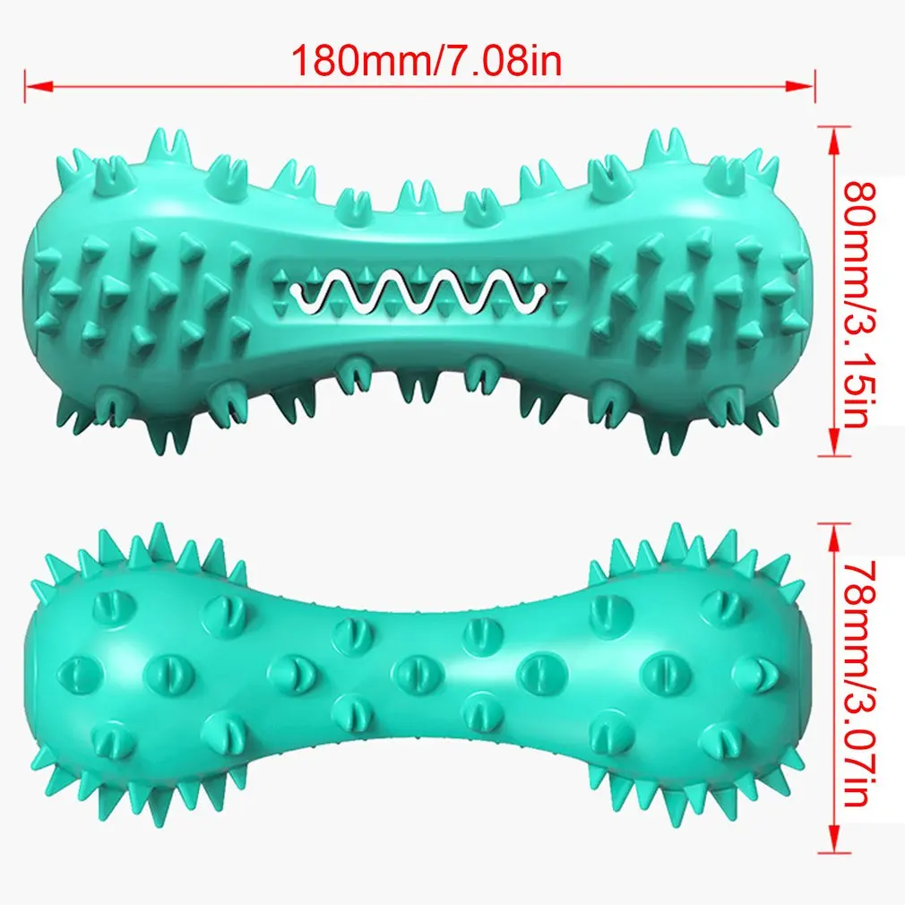 

Dog Toothbrush Chew Toy For Dogs Durable Rubber Stick Cleaning Teeth Molar Toy Suitable For Small And Medium Dogs