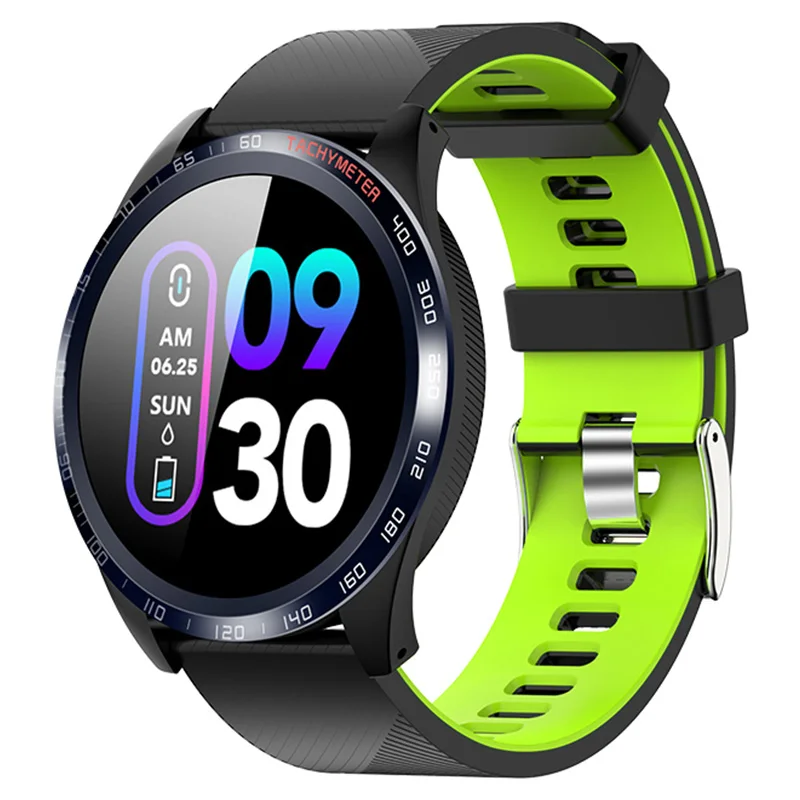 Green W4 Smartwatch IP67 водонепроницаемые носимые устройства Bluetooth Шагомер монитор сердечного ритма цветной дисплей Смарт-часы для Android/IOS - Цвет: Green