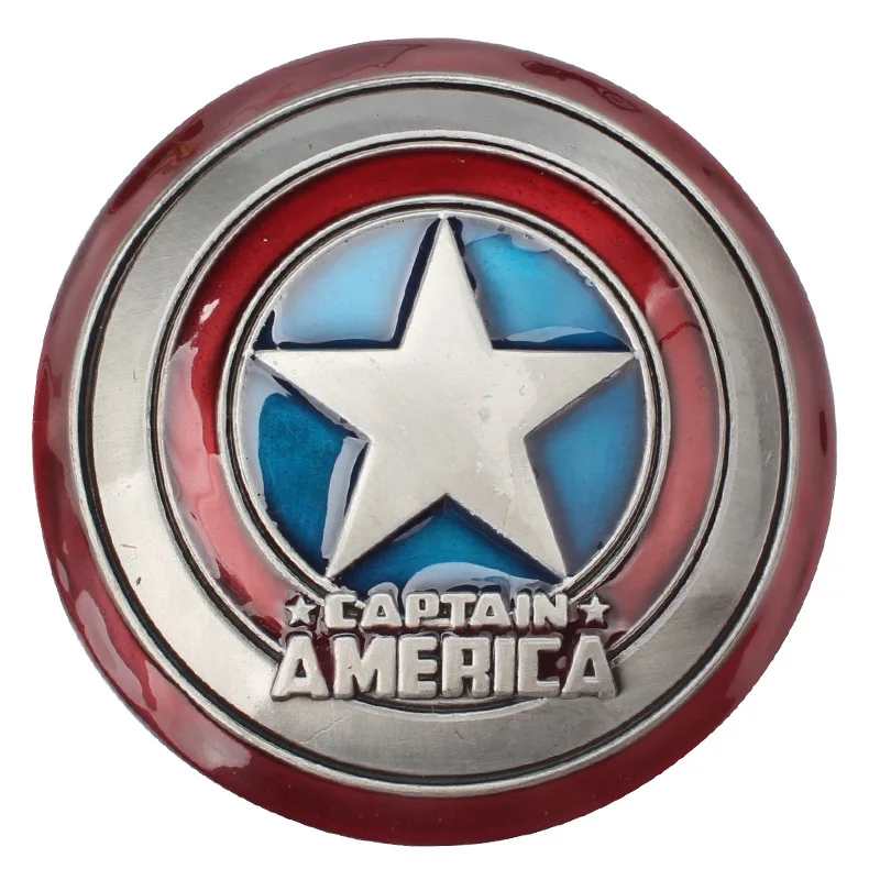 Пряжка для ремня с комиксами Marvel CAPTAIN AMERICA аксессуары мужской одежды в Западном