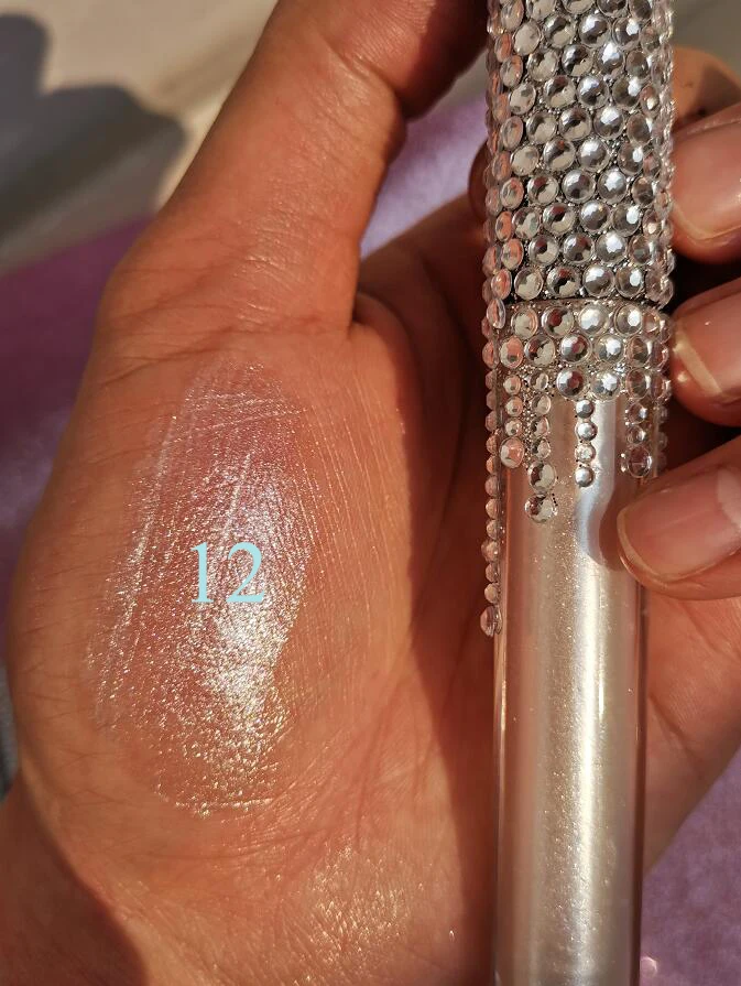 12 lipgloss Жидкие губные помады, 5 цветов, бриллиантовый блеск, матовый Алмазный Блеск для губ, губная помада, водостойкая, стойкая, увлажняющая, без логотипа - Цвет: 12 lipgloss