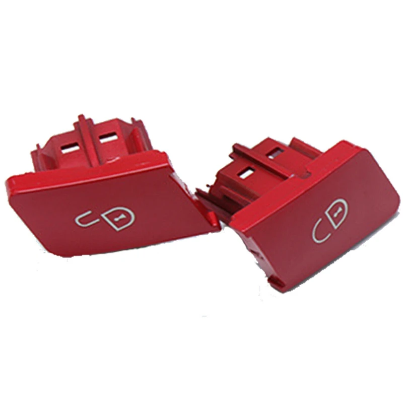 

2 пары красный переключатель блокировки двери автомобиля переключатель блокировки двери вправо и влево для Mercedes Benz C E Class GLK W204 W207 W212