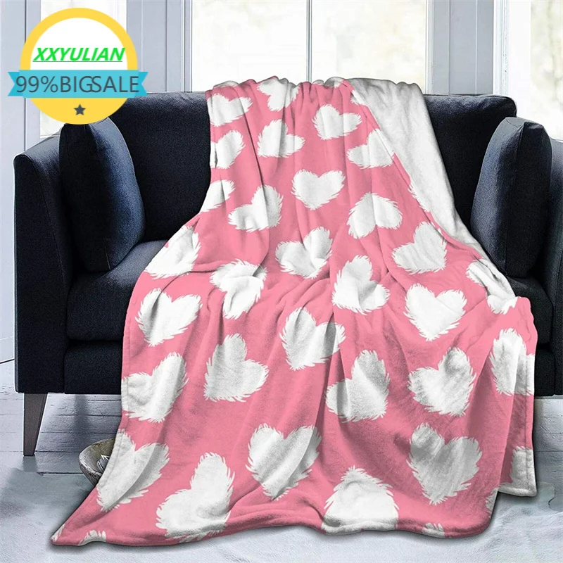 

Розовое пушистое сердце Навахо Камара зеленое плед одеяло 3D печать по запросу Sherpa супер удобное для дивана тонкое одеяло в скандинавском ст...