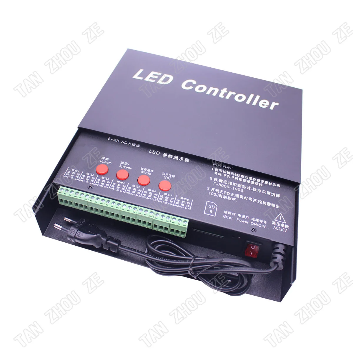 Пиксельный контроллер для SD карты WS2801 WS2811 LPD8806 макс. 8192 пикселей 5 в постоянного