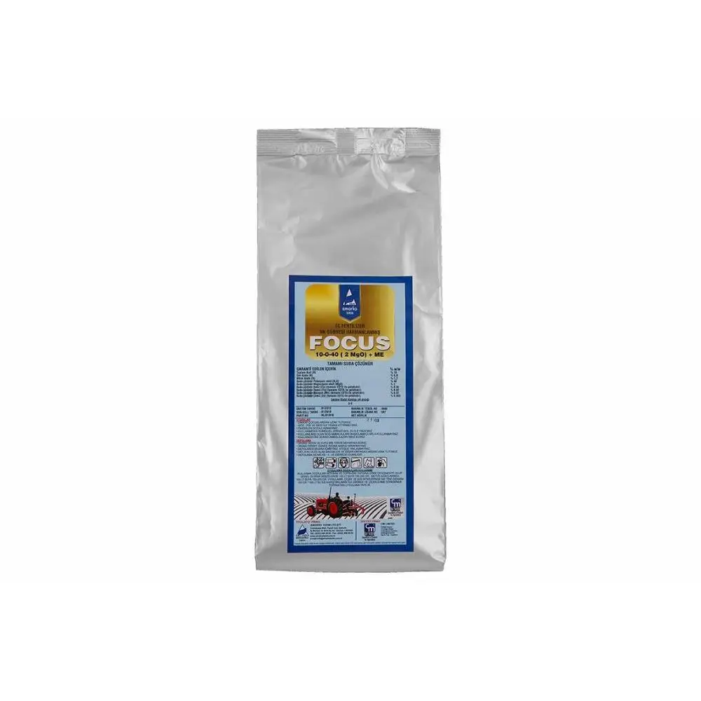 İTHAL YAPRAK GÜBRESİ FOCUS 10-0-40 (2MgO)+TE 2.5 KG