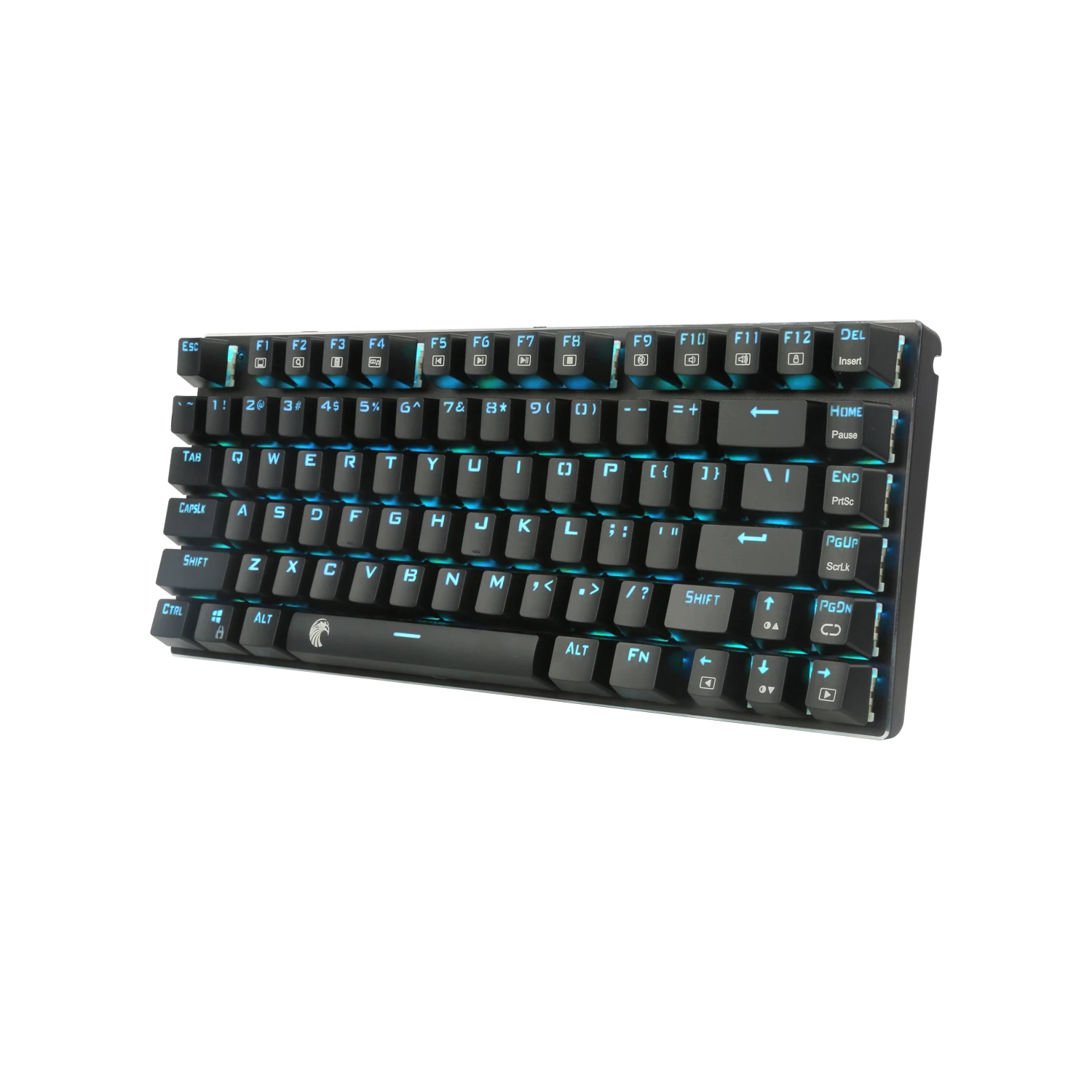 Механическая игровая клавиатура E Element Z88 с синими переключателями голубой