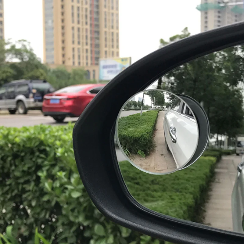 Автомобильное 360 градусов широкоугольное маленькое круглое зеркало заднего вида