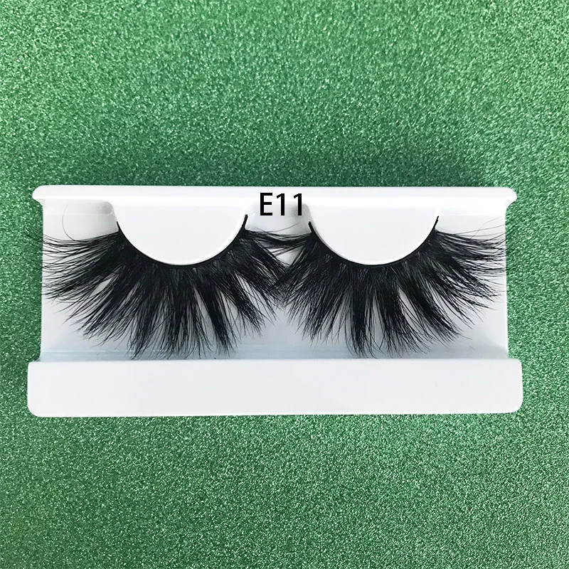 E11 1pairs 4 пары mikiwi E13 натуральные накладные ресницы длинный макияж 3D норка крест-накрест wispiy крест пушистая длина 25 мм Поддельные ресницы расширение - Цвет: E11 1pairs