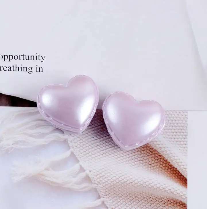 

10 Pcs/set Lovely Macaron Heart Shape Flatback Resin Cabochonfor Scrapbooking DIY Phone Accessories Party Favors