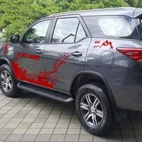 Fit For Toyota Fortuner 2015 2016 2017 2018 2019 Car Stickers Side Body Mud Climber Graphic Vinyl Car Decoration Decals Custom