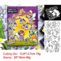 butterfly fairy metal cutting dies and stamps for diy scrapbooking photo album decorative embossing diy paper cards
