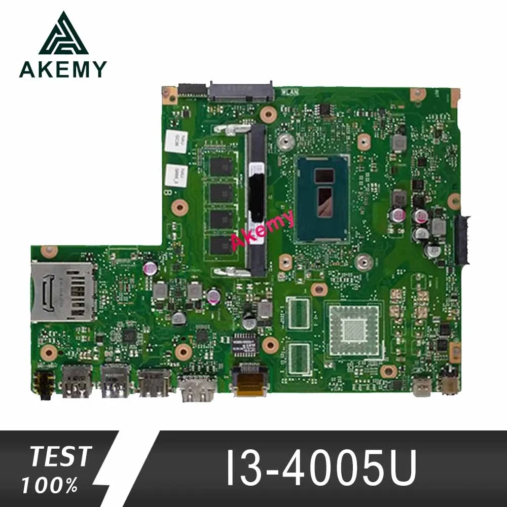 Akemy X540LJ X540LA материнская плата для ноутбука ASUS X540LJ X540LA X540L F540L X540 Тесты оригинальная материнская плата 4G-RAM I3-4005U
