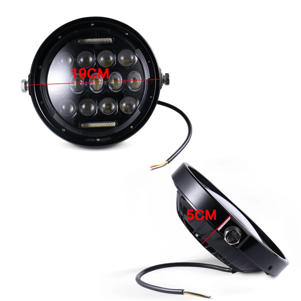 Мотоциклетная светодиодная фара 7 дюймов в стиле ретро для Honda Hornet 900 Cafe Racer 883 Sportster