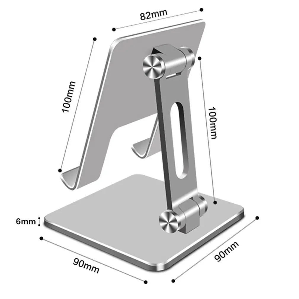 

Portable Aluminum Holder Desktop Bracket Lazy Folding Tablet Computer Stand For IPad For Mobile Phone Holder