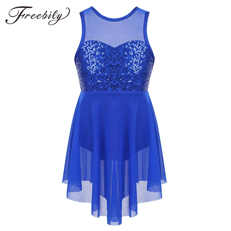 Детское балетное платье пачка без рукавов с блестками|Балет| |