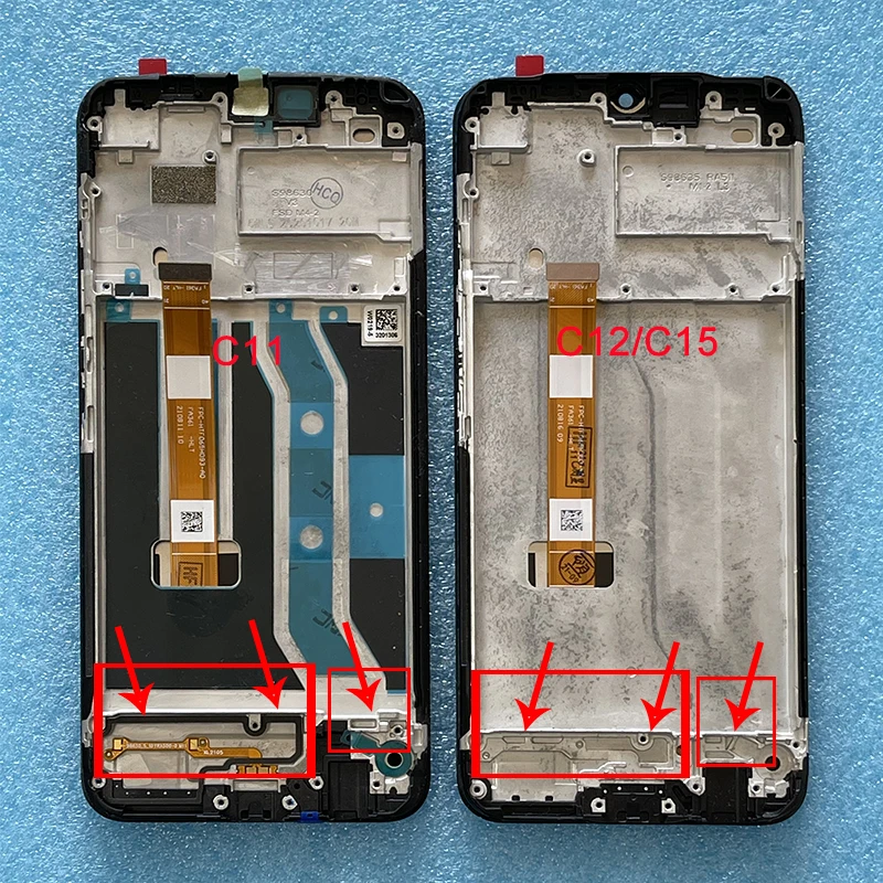 6 5tested for oppo realme c11 rmx2185 lcd display screentouch panel digitizer frame for oppo realme c15 rmx2180 c12 rmx2189 free global shipping