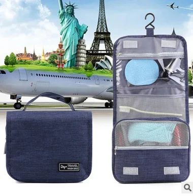 

Waterproof Hook Hanging Wash Bag, Men's Female Cosmetic Bag Outdoor Supplies Waterproof Personal Hygiene Bag