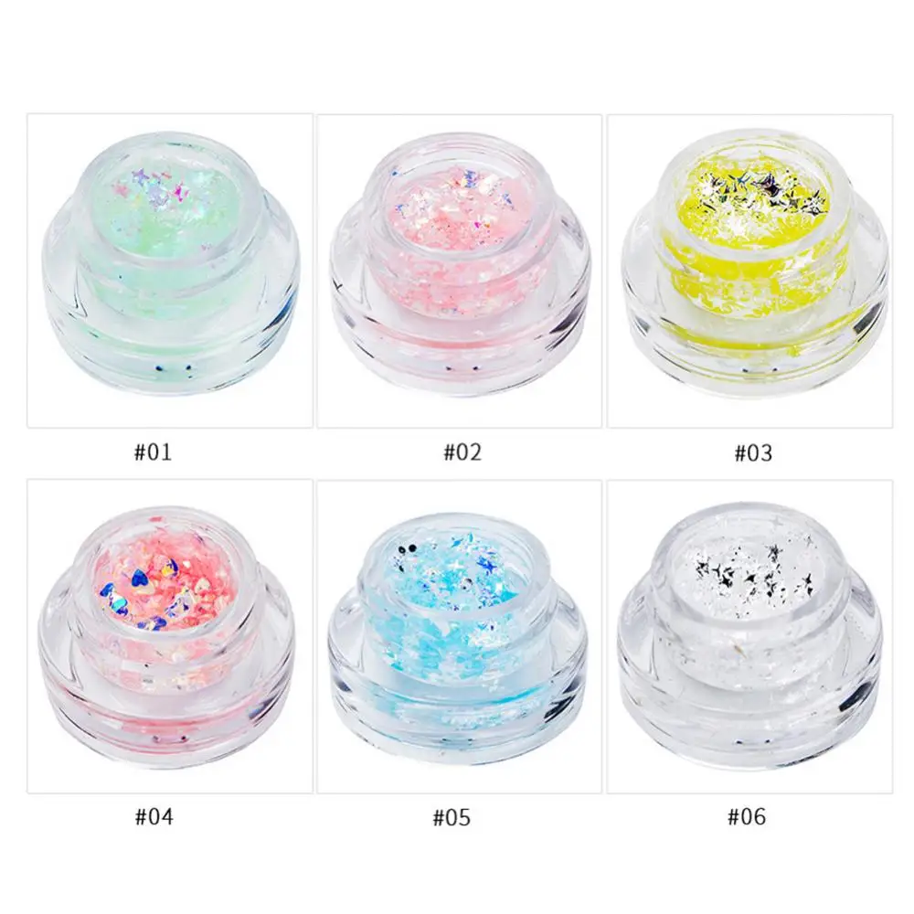 Крем-паста с блестками для лица и тела блестящий Хайлайтер кожи вокруг глаз