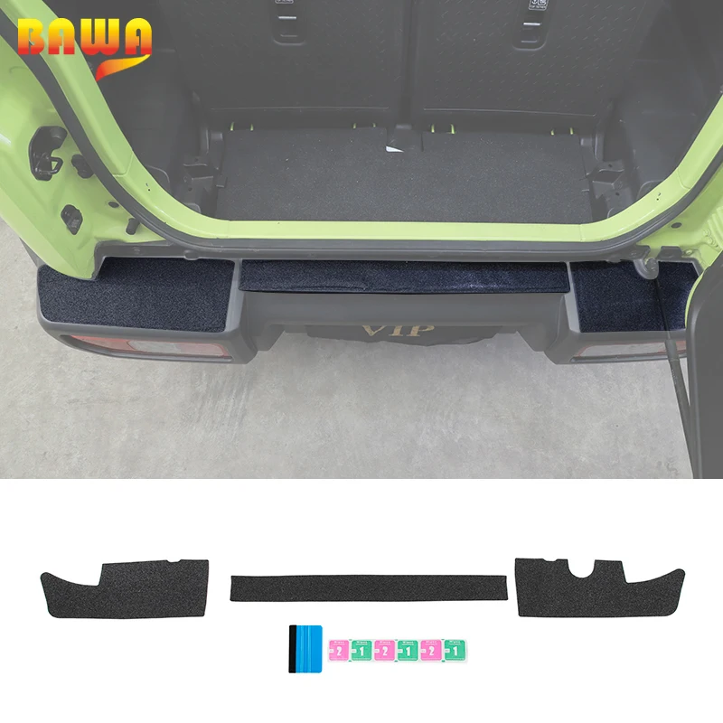 

BAWA Car Front Rear Bumper Anti-scratch Protect Stickers For Suzuki Jimny 2019 2020 2021 Parts Accessories For Suzuki Jimny