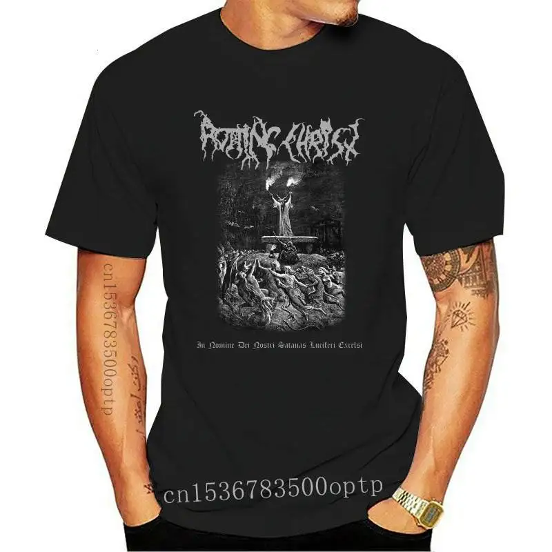 

Rotting Christ In Nomine Dei Nostri T-Shirt - NEW OFFICIAL Cute Tatoo Lover T Shirt Fashion New Arrival Simple(2)