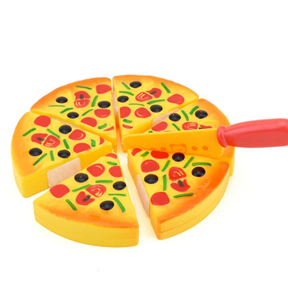 6 Pcs Small Pizza Toy Child Kitchen Simulation Party Fast Food Play For Kids for Children |