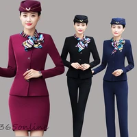 fashion styles women business work wear suits professional office ladies work wear pantsuits female blazers sets with scarf