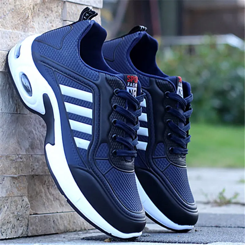 

2020 New Men Shoes Air Cushion Sneakers Breathable Outdoor Walking Sport Shoes For Male Lace-up Casual Shoes Bubble Men Footwear