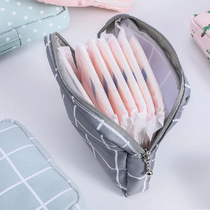 Fashion Women's Small Cosmetic Bag Travel Mini Sanitary Napkin Storage Coin Money Card Lipstick Wallet | Дом и сад