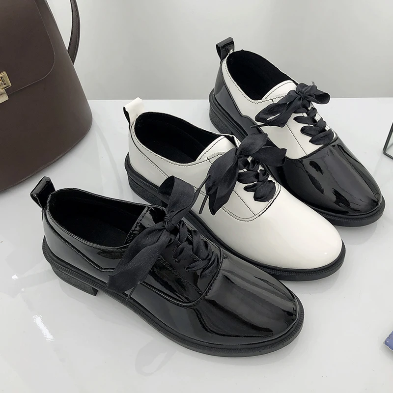 Обувь в ретро-стиле Женская обувь из искусственной кожи женская стильные женские