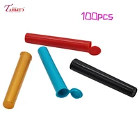 100pc plastic store tobacco pipe with airtight waterproof weed smoking pipe for storage cones holder herb weed accessories