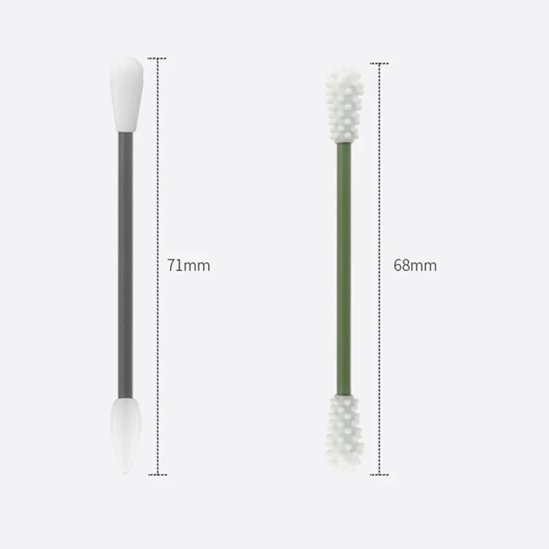 4 шт./корт. многоразовые ватные тампоны для чистки ушей Косметические Силиконовые