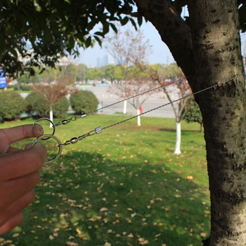 Уличная проволочная пила из нержавеющей стали 55 см для кемпинга пешего туризма