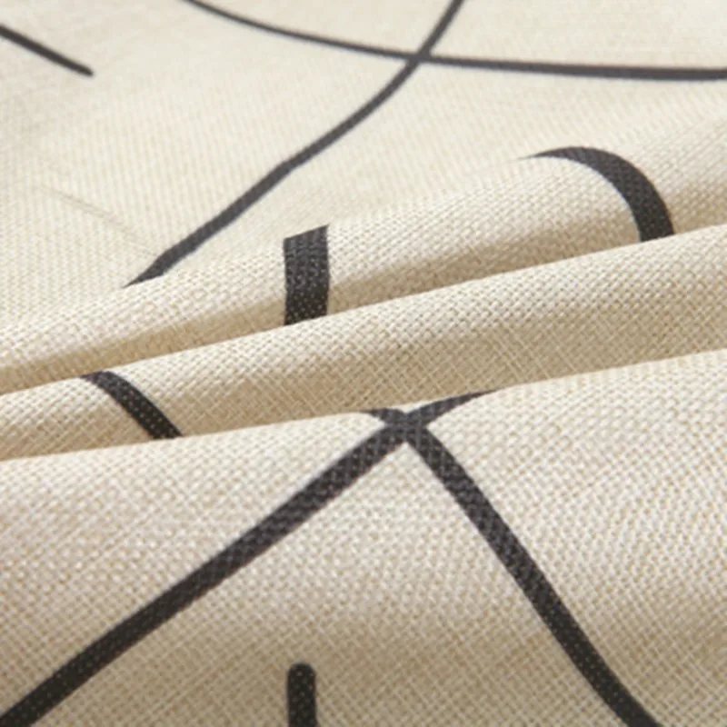 Оригинальные геометрические подушки BZ011 без внутренней стороны черно белые