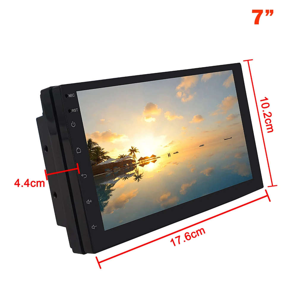 Автомагнитола 2DIN мультимедиа MP5 плеер на Android с GPS 10 1/7 &quot FM Wi Fi Bluetooth