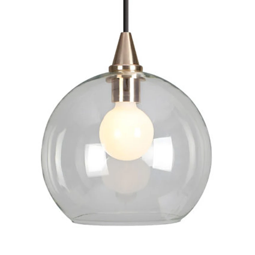 Современный светодиодный стеклянный подвесной светильник s лампа в