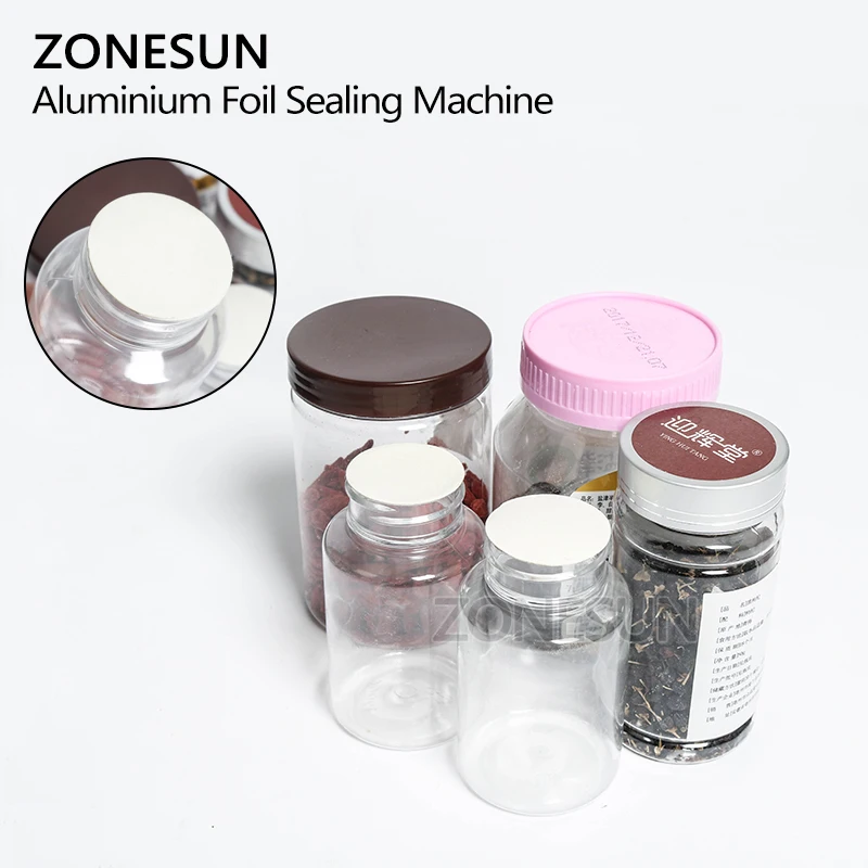 

ZONESUN Sealing Machine Manual Electromagnetic Induction Aluminium Foil Packing Portable Plastic Sealer For Drug Bottle