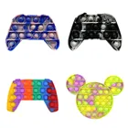 Игрушки-антистресс с нажимными пузырями-снятие стресса силиконовые игрушки для снятия давления сжимаемые игрушки антистресс игра-антистресс фиджет Расслабление сопровождение