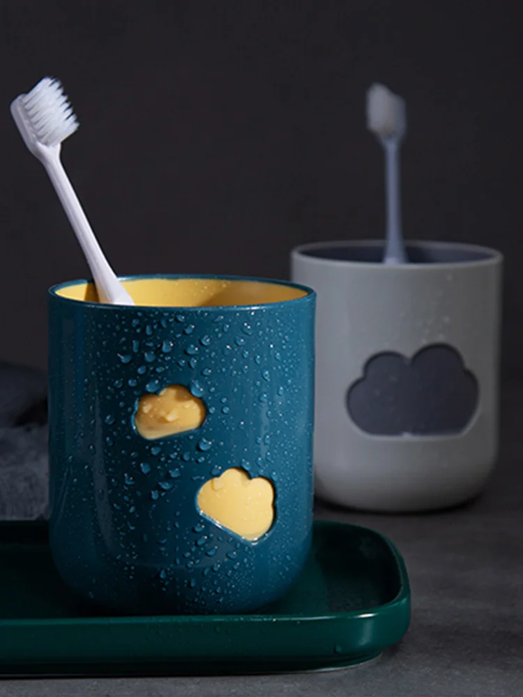 

Creative Cartoon Cloud Mouthwash Cup Brushing Cup Simple Drinking Cup Household Couple Toothbrush Cup Wash Cup Tooth Cylinder