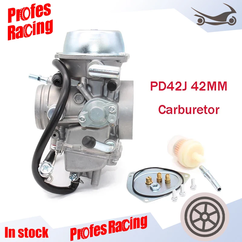 Карбюратор для мотоцикла 42 мм КАРБЮРАТОР PD42J вакуумный карбюратор Yamaha Гризли 600 660