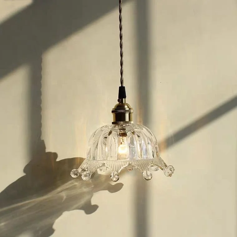 Европейская люстра в минималистичном стиле стеклянная подвессветильник ПА для