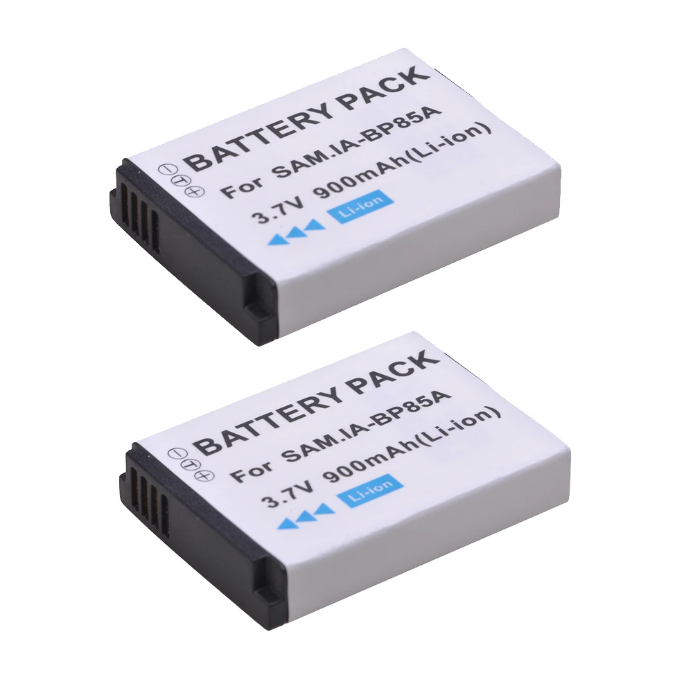 

900mAh IA-BP85A BP85A BP-85A BP 85A Replacement Camera Li-ion Battery for Samsung ST200 ST200F PL210 WB210 SH100.
